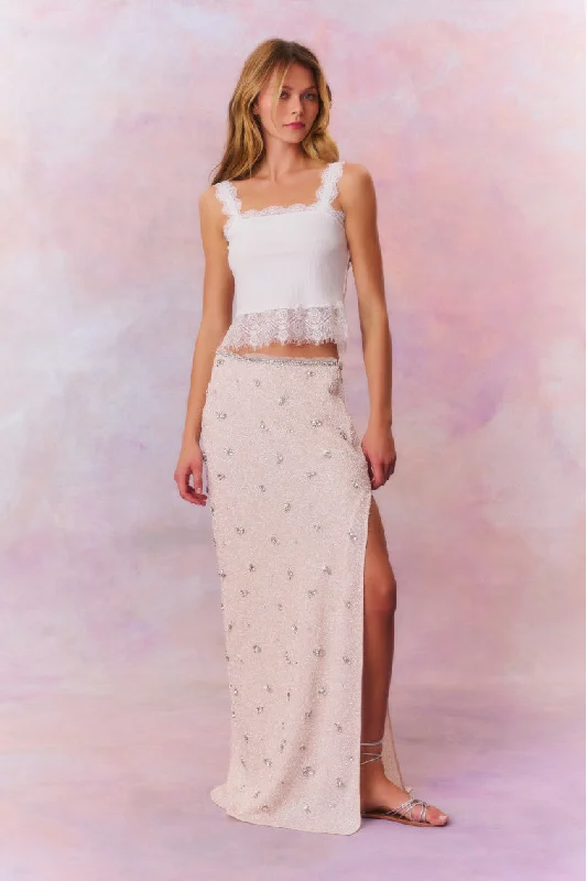 Midwood Embellished Maxi Skirt casual skirt length
