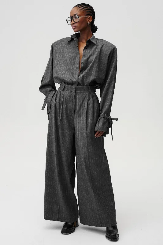 Step Away Pants Grey Casual Track Pants