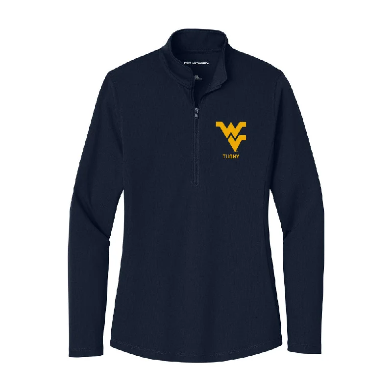 West Virginia - NCAA Women's Gymnastics : Taylor Tuohy - Women's Lightweight Quarter Zip Jacket Fleece Jacket Down Jacket Feather Jacket West Virginia - NCAA Women's Gymnastics : Taylor Tuohy - Women's Lightweight Quarter Zip Jacket Fleece Jacket Down Jacket Feather Jacket