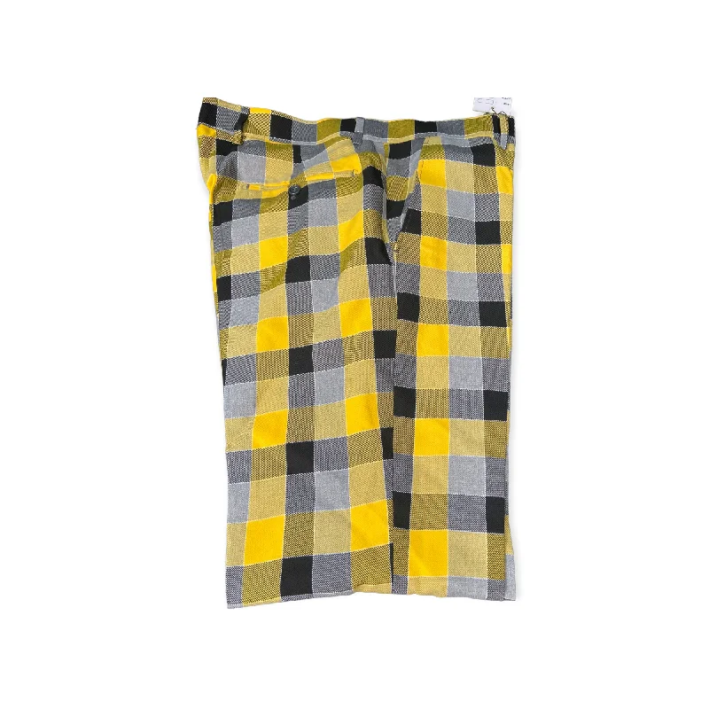DJ PLUS: Plaid Skinny Dress Pants ON47 Stylish Slim Trousers