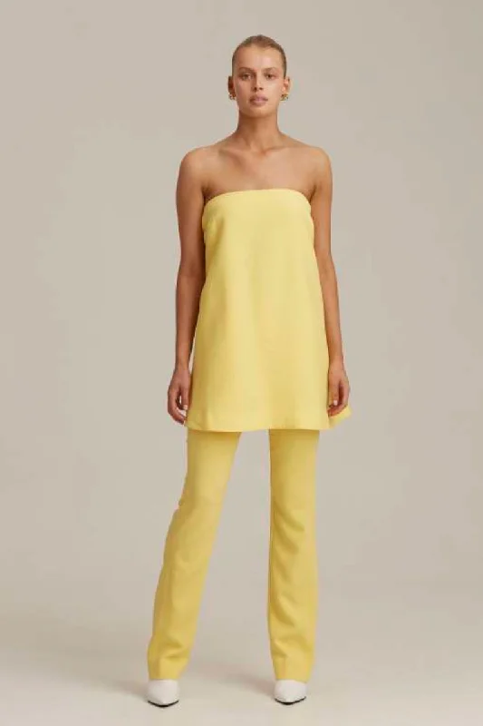 C/MEO Collective Aperture Hold On Pant - Lemon Soft Wool Pants