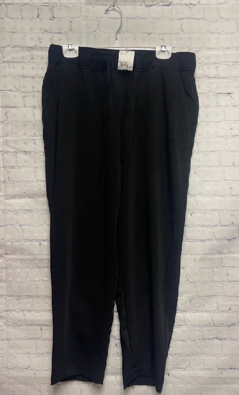 Size Small Ladies Black Loft Pants Lightweight Linen Pants