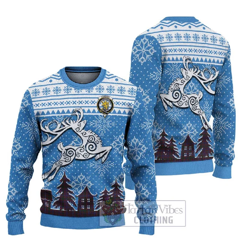 Cumming Clan Christmas Ugly Sweater Celtic Reindeer Style Layered Multi-layer Single Layer Cumming Clan Christmas Ugly Sweater Celtic Reindeer Style Layered Multi-layer Single Layer