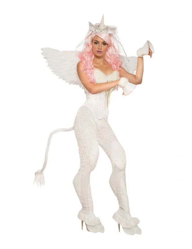 Unicorn Pants and Tail for Adults High-Waist Jeans