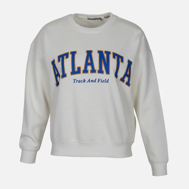 LADIES FLEECE OVERSIZED SWEATERSHIRT Casual Formal Business
