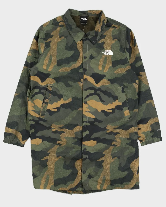 The North Face Camouflage Fleece Lined Jacket - L Welt Pockets Slit Pockets Flap Pockets
