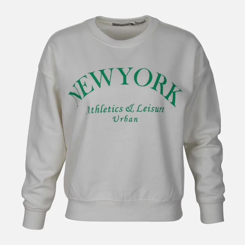 LADIES FLEECE OVERSIZED SWEATERSHIRT Iron Safe Non-Iron Wrinkle Free