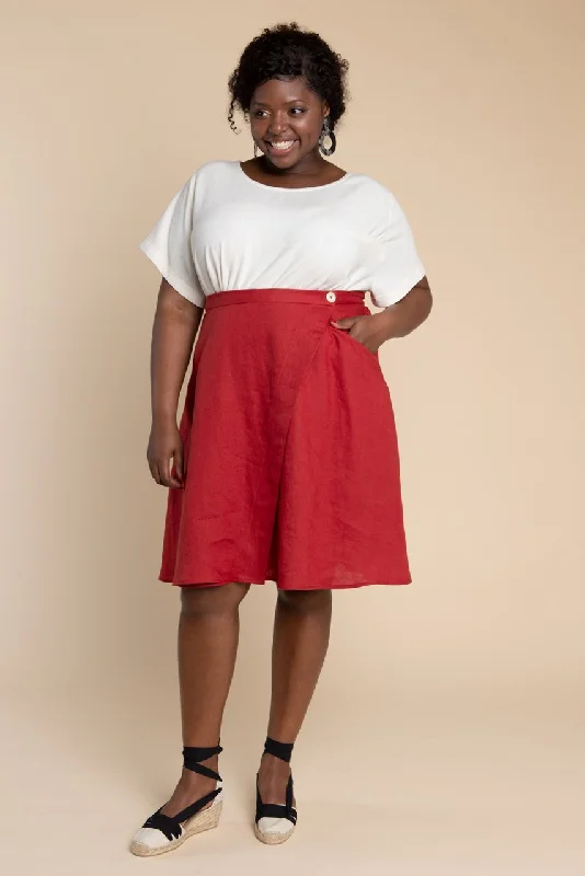 Fiore Skirt silk skirt smooth