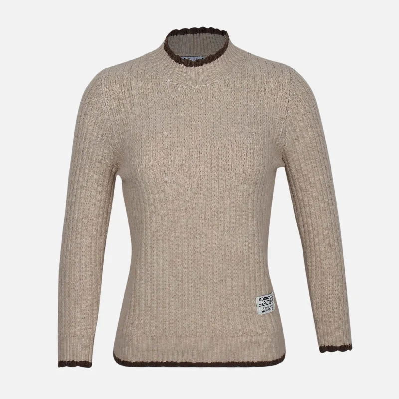 LADIES SWEATER Embroidered Appliqued Beaded