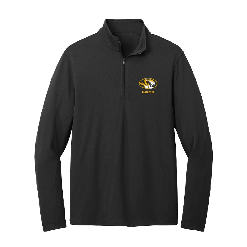 Missouri - NCAA Women's Gymnastics : Addison Lawrence - Lightweight Quarter Zip Jacket Hooded Jacket Caped Jacket Shawl Collar Jacket