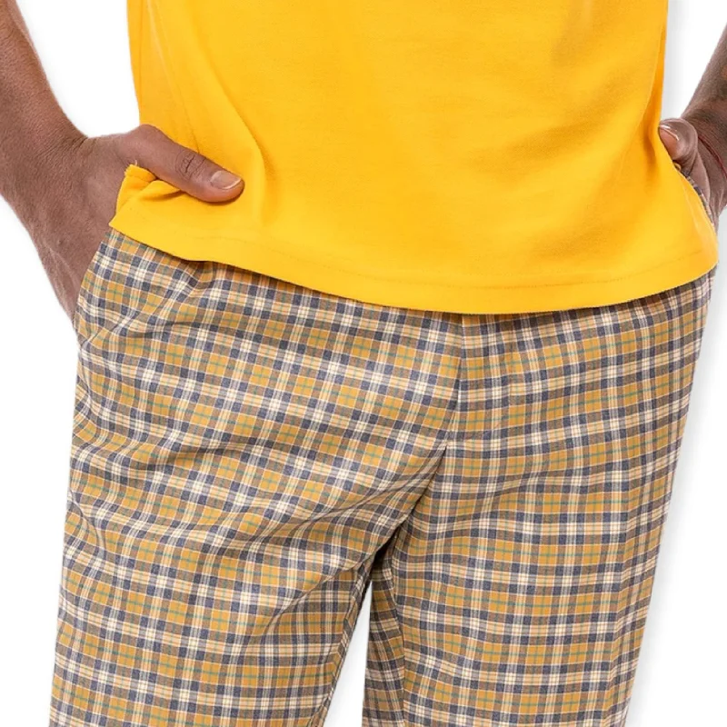 KENT & PARK: Slim Fit Plaid Pants PL81 Formal Slim Pants