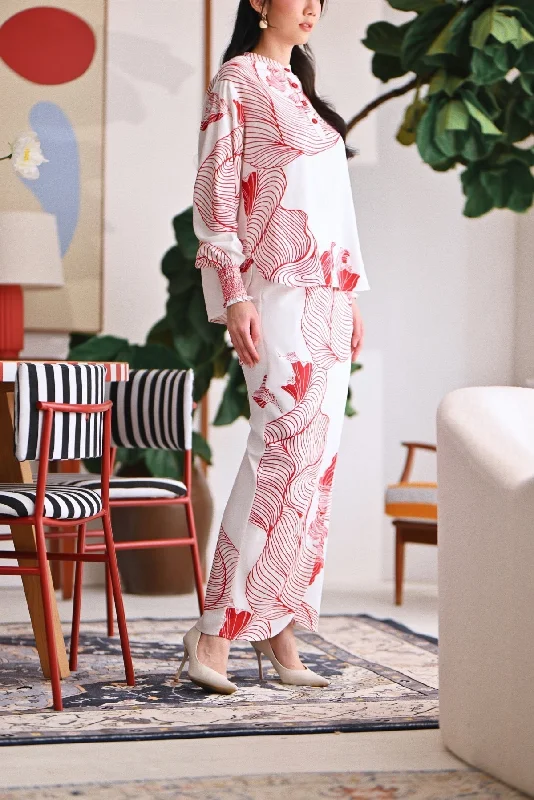 The Akari Women Tulip Skirt - Koyo chiffon skirt airy