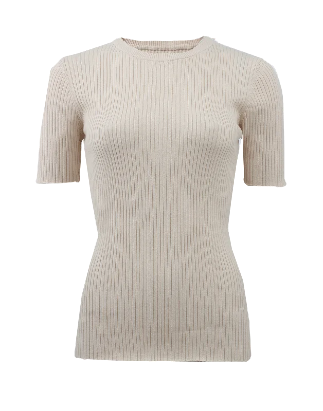Le Crew Sweater Mesh Fabric Canvas Fabric Denim Fabric