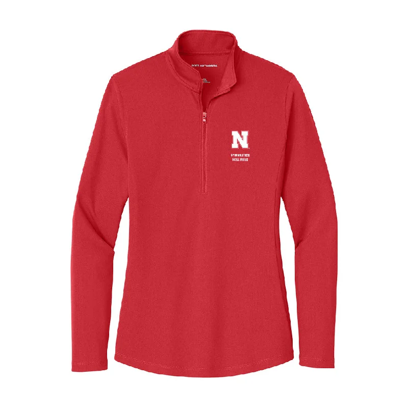 Nebraska - NCAA Women's Gymnastics : Lauren Hollifield - Women's Lightweight Quarter Zip Jacket Insulated Jacket Fitted Jacket Loose Jacket Nebraska - NCAA Women's Gymnastics : Lauren Hollifield - Women's Lightweight Quarter Zip Jacket Insulated Jacket Fitted Jacket Loose Jacket