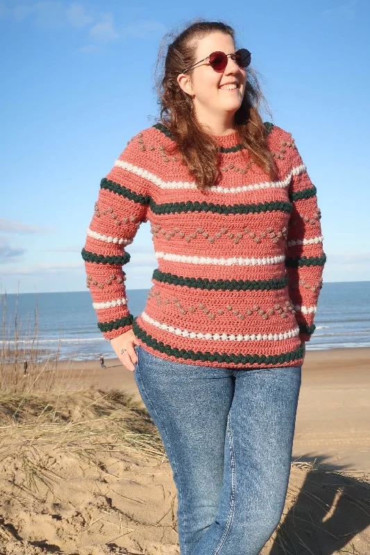 Bumpy Sweater (Crochet) Seamless Knitted Crochet