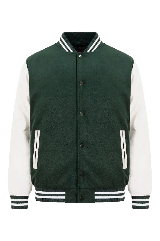 Men's Essential Letterman Varsity Jacket (New colorway) Nylon Fabric Polyester Fabric Spandex Fabric Men's Essential Letterman Varsity Jacket (New colorway) Nylon Fabric Polyester Fabric Spandex Fabric