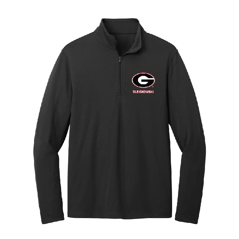 Georgia - NCAA Women's Gymnastics : Brooke Gleichowski - Lightweight Quarter Zip Jacket Cardigan Sweater Pullover