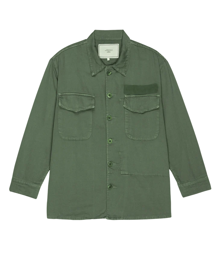 The Vintage Army Jacket Tiered Jacket Buttoned Jacket Zippered Jacket