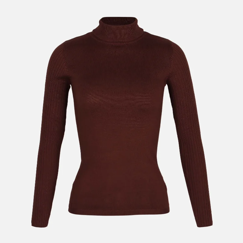 LADIES SWEATER ROLLNECK Satin Fabric Silk Fabric Chiffon Fabric