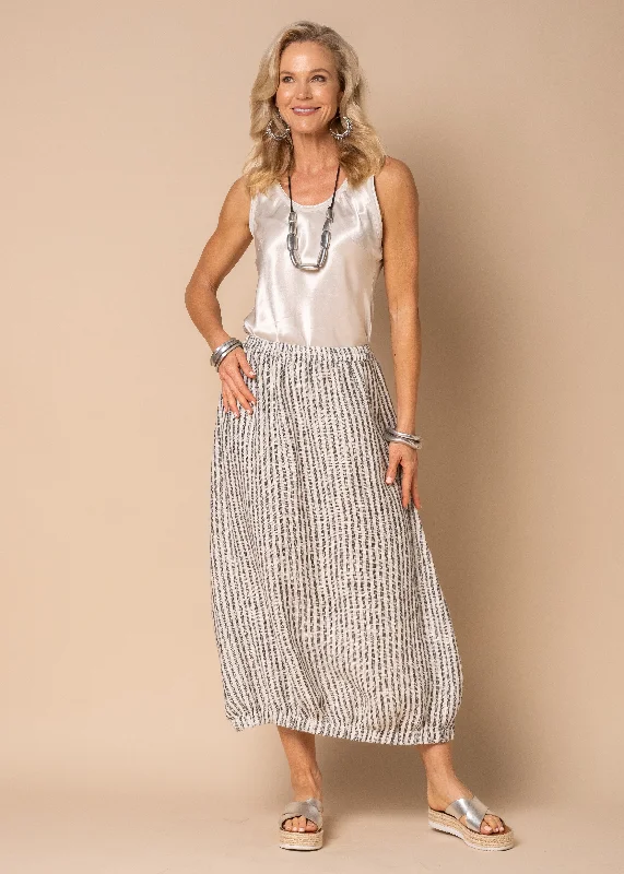 Clover Skirt in Granite wrap skirt elegant
