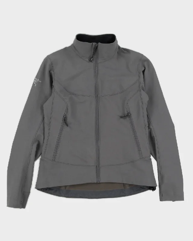 Arc'Teryx Women's Grey Jacket - S Toggled Jacket Drawstring Jacket Belted Jacket