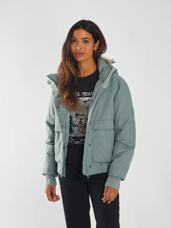 Evelyn Jacket Sage Leaf Rayon Fabric Velvet Fabric Corduroy Fabric