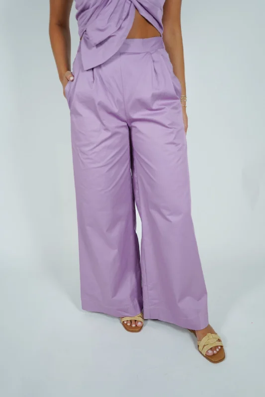 Mary Minor Pants Formal Linen Trousers