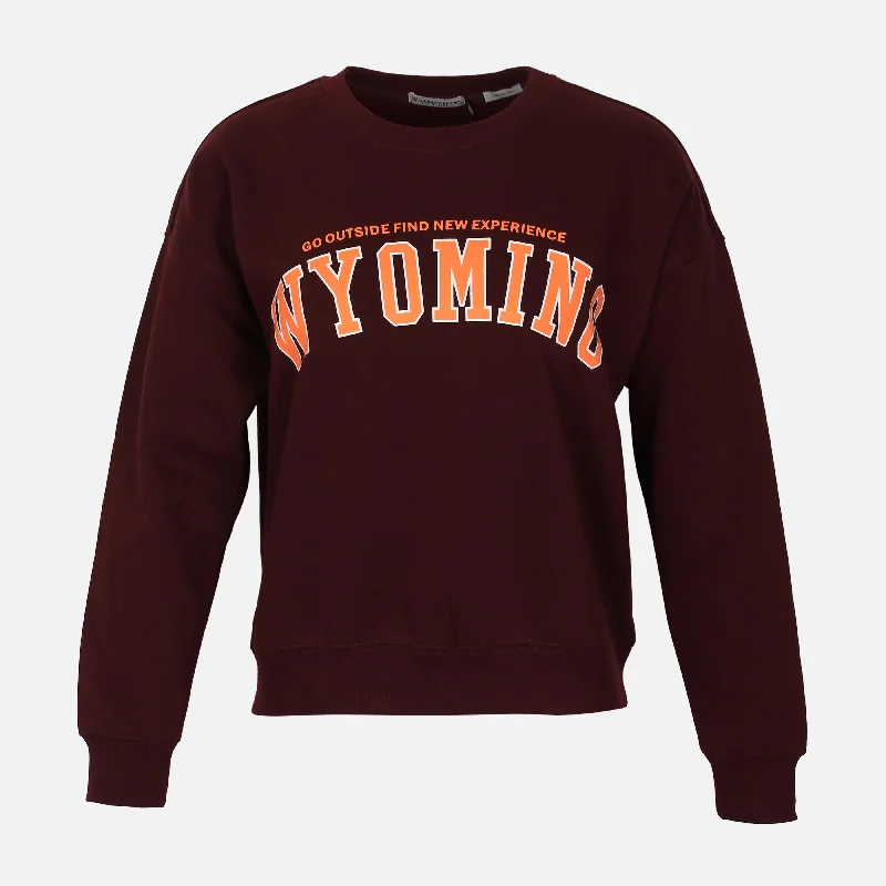 LADIES FLEECE OVERSIZED SWEATERSHIRT Stylish Fashionable Trendy