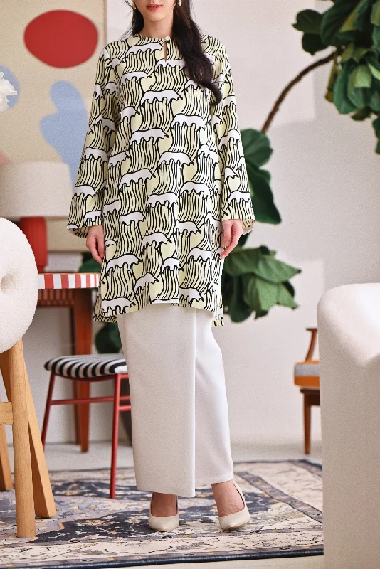 The Akari Women Folded Skirt - White cashmere skirt rich