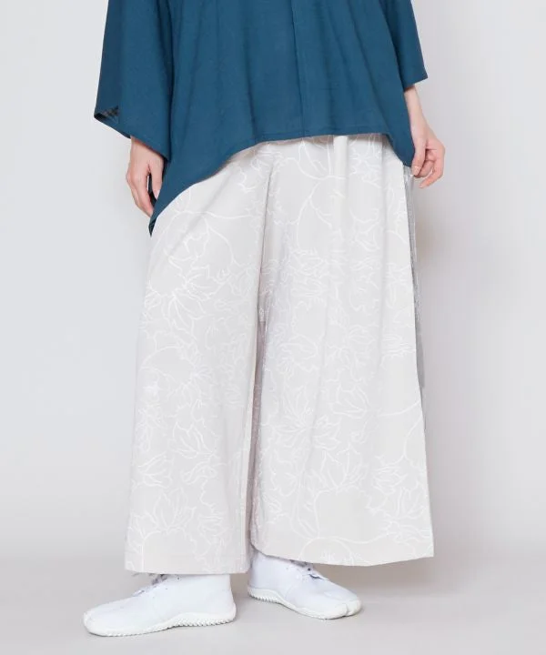 HARU ZARE HAKKAKE Wide Pants Comfortable Maternity Pants