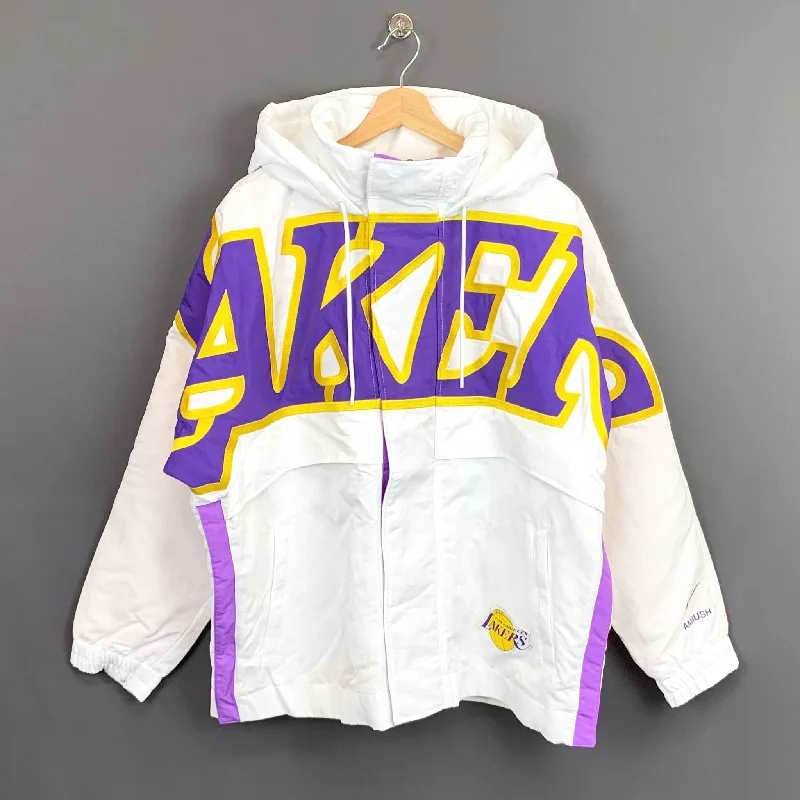 Nike x Ambush Women's NBA Collection Lakers Jacket Stand-Up Collar Roll-Neck Collar Turtle Neck