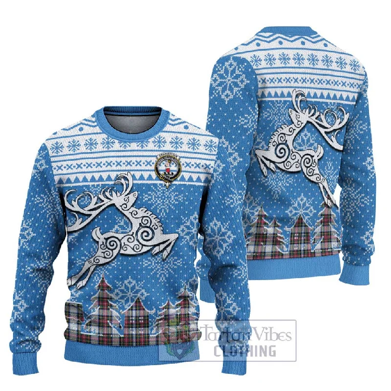 Dennistoun Clan Christmas Ugly Sweater Celtic Reindeer Style Anti-Pilling Anti-Shrink Durable Dennistoun Clan Christmas Ugly Sweater Celtic Reindeer Style Anti-Pilling Anti-Shrink Durable
