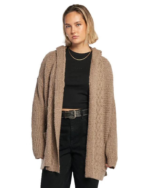 Homeward Bound II Sweater Toggled Drawstring Belted