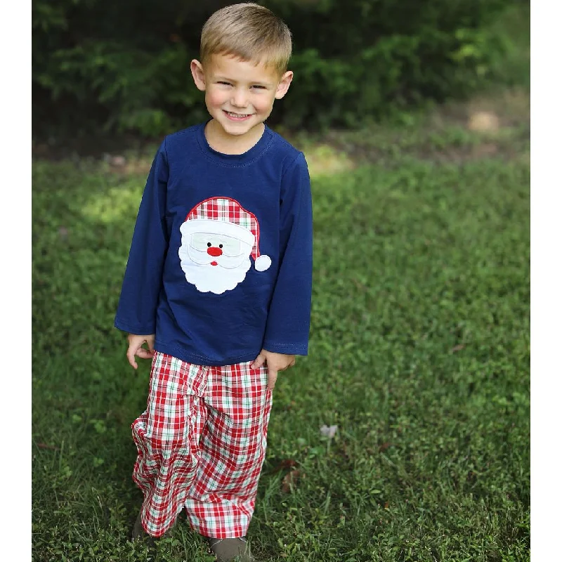 Holly Jolly Santa Pant Set Lightweight Jogger Pants