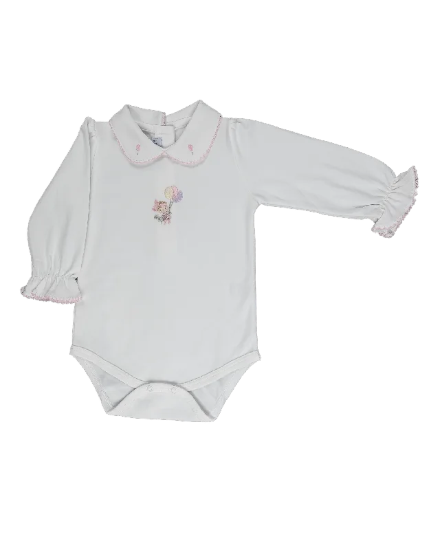 Baby Girl Fly Balloon Pima Body and Pants Elegant Silk Pants