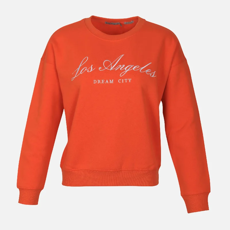 LADIES FLEECE OVERSIZED SWEATERSHIRT Embroidered Appliqued Beaded