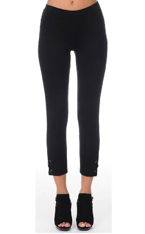 Perfect Crop Lattice Pant Fashionable Tapered Leg Pants