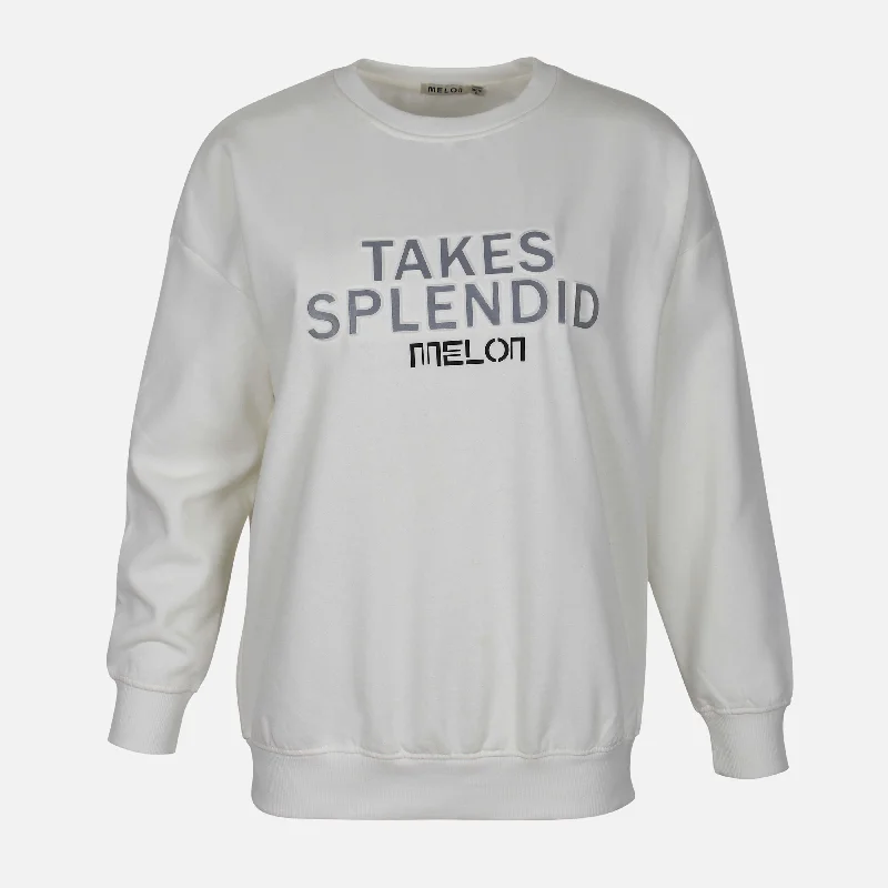 LADIES FLEECE SWEATERSHIRT Bright Pastel Dark