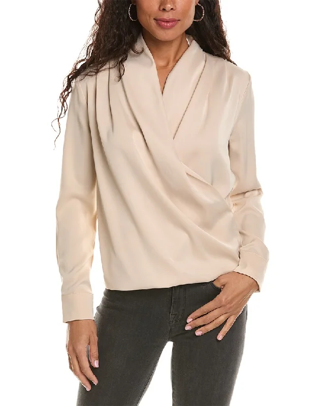 Gracia Blouse Asymmetric Hem Blouse