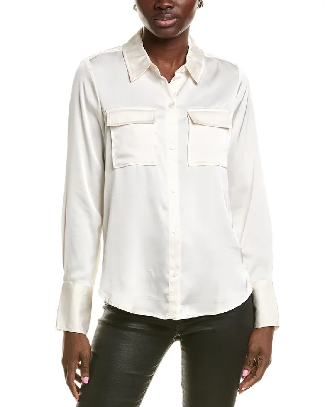 Derek Lam 10 Crosby Lorena Blouse Boho Printed Blouse