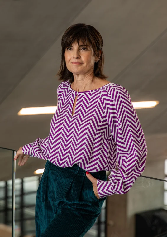 Maison Fauve Chelsea Blouse Delicate Pleat Blouse