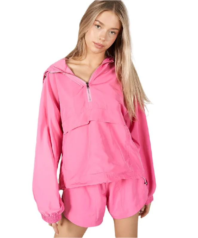 Henley Half Zipper Hoodie Hoodie with Crew Neck Simple Timeless