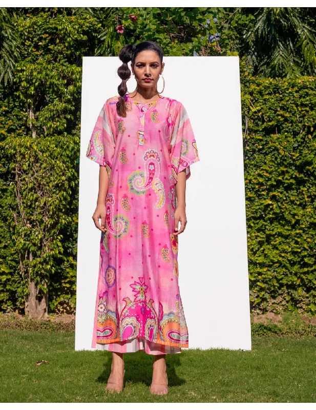 Pink Kaftan Pant Set Comfortable Cargo Pants
