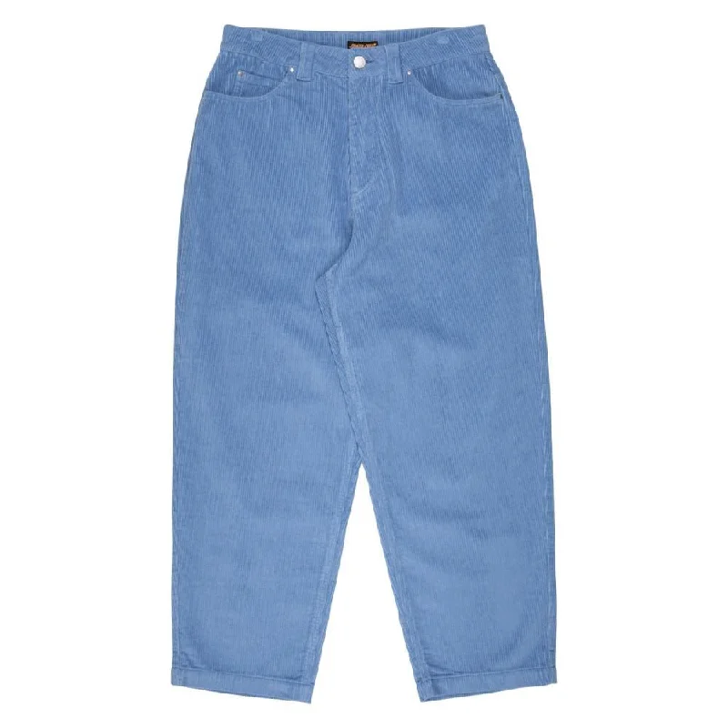 Santa Cruz Pant Big Pants - Crystal Blue Cord Stylish Harem Pants
