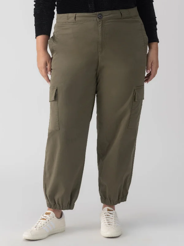 Take Over Jogger Mid-Rise Pant Kalamata Extended Sizing Cozy Maternity Pants