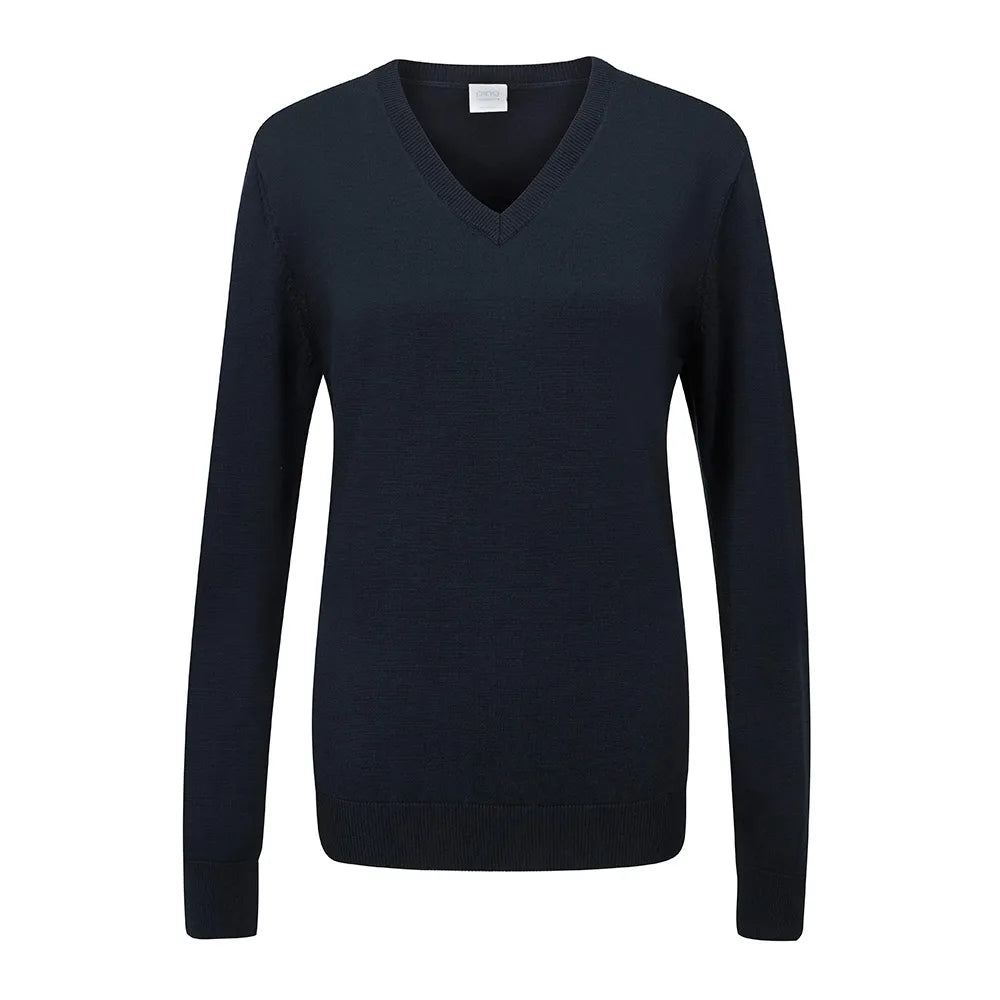 Ping Ladies Tatton V-Neck Sweater Striped Floral Plaid