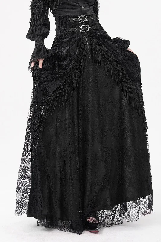 Dark Carriage Bustle Skirt pencil skirt chic