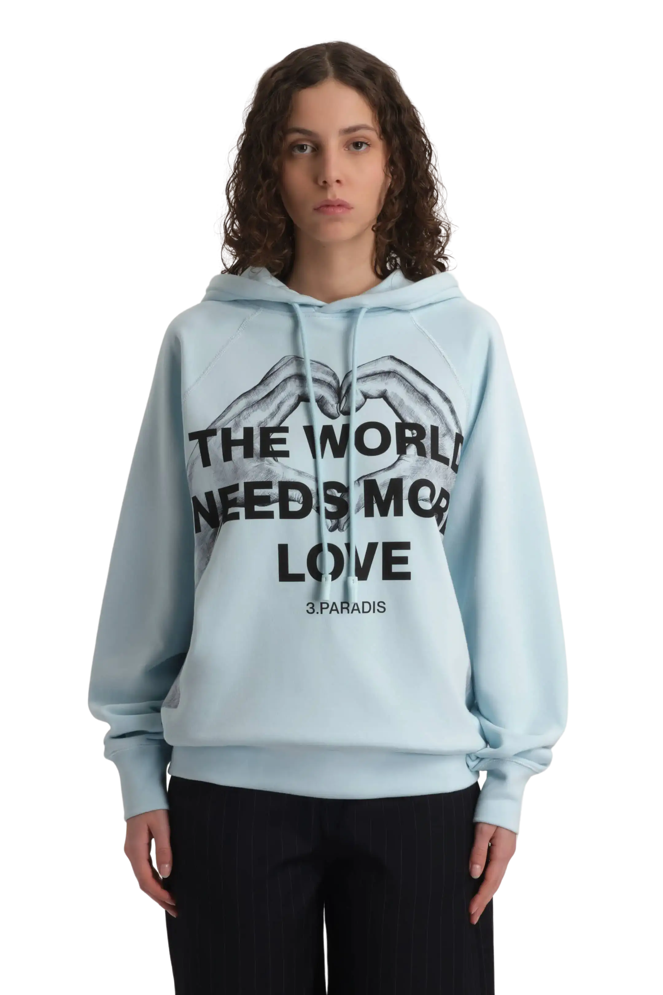 'TWNML' Hooded Sweater Sequined Glittery Shiny